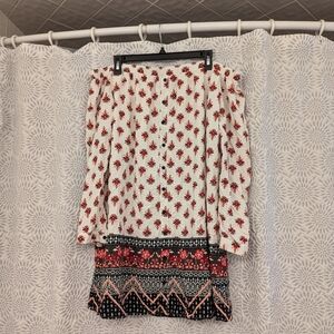 Xhilaration off shoulder dress